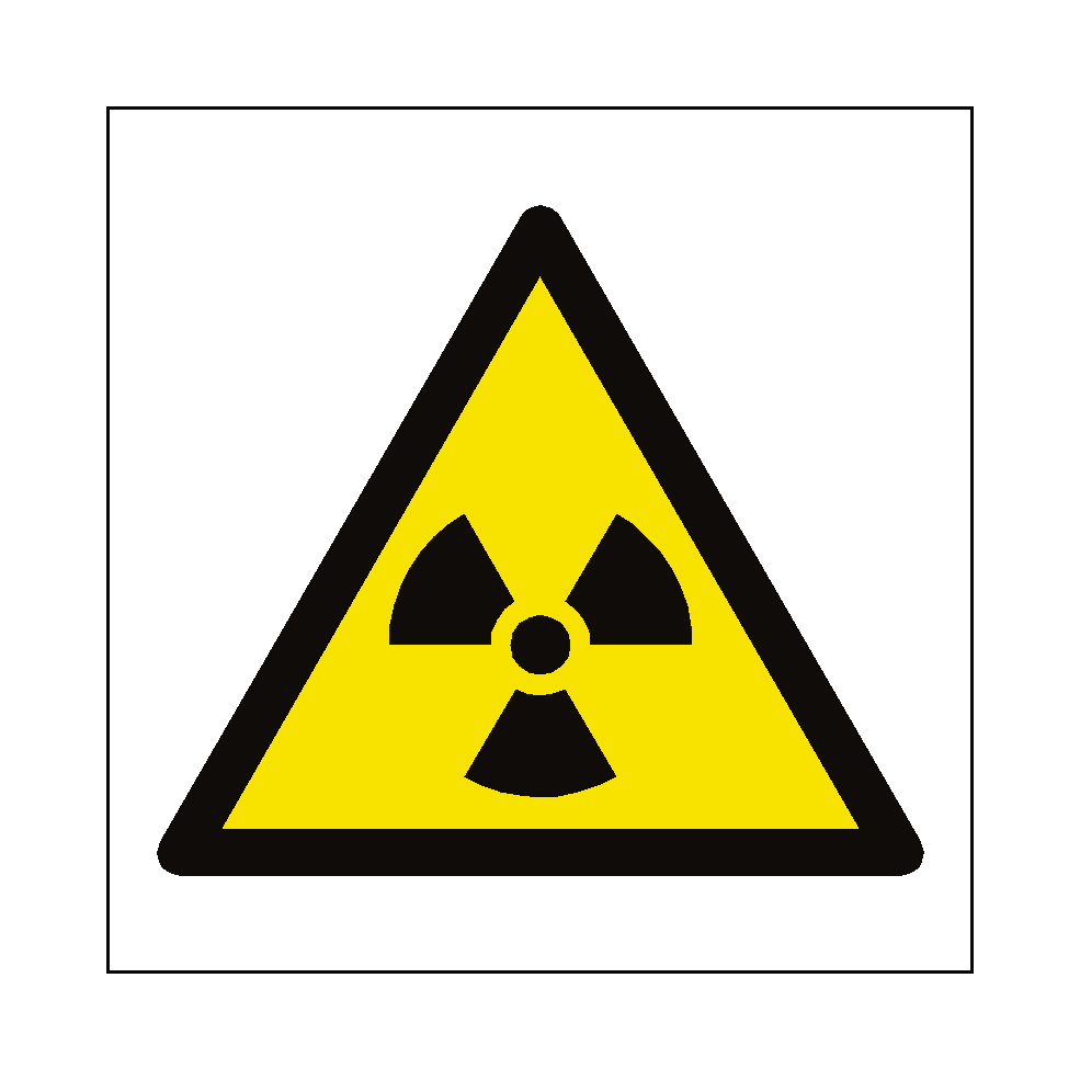 Radioactive Material Symbol Label | Safety-Label.co.uk