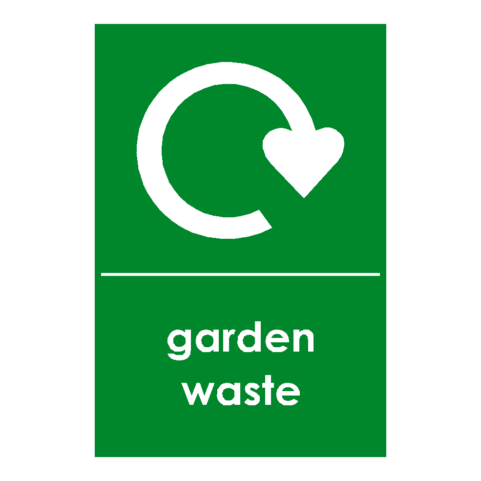 Recycling Garden Waste Sticker | Safety-Label.co.uk