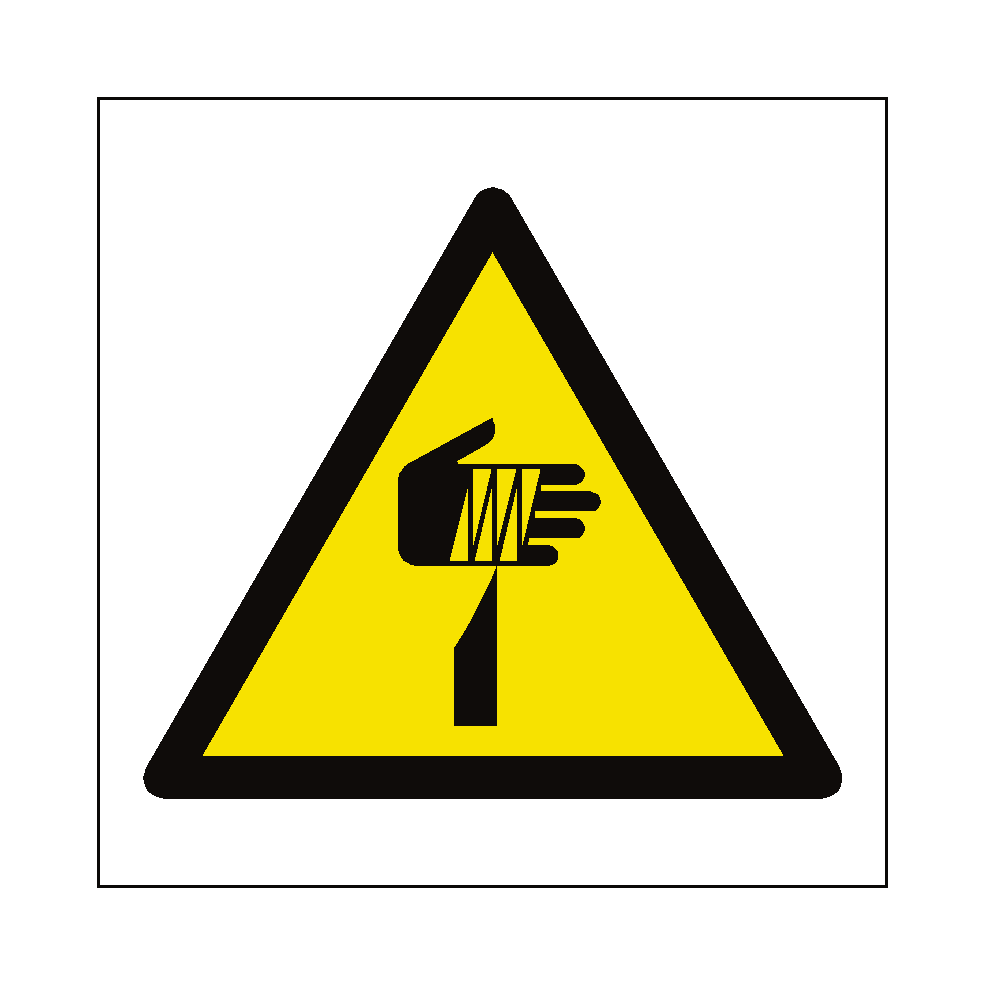 Sharp Hazard Symbol Sign | Safety-Label.co.uk