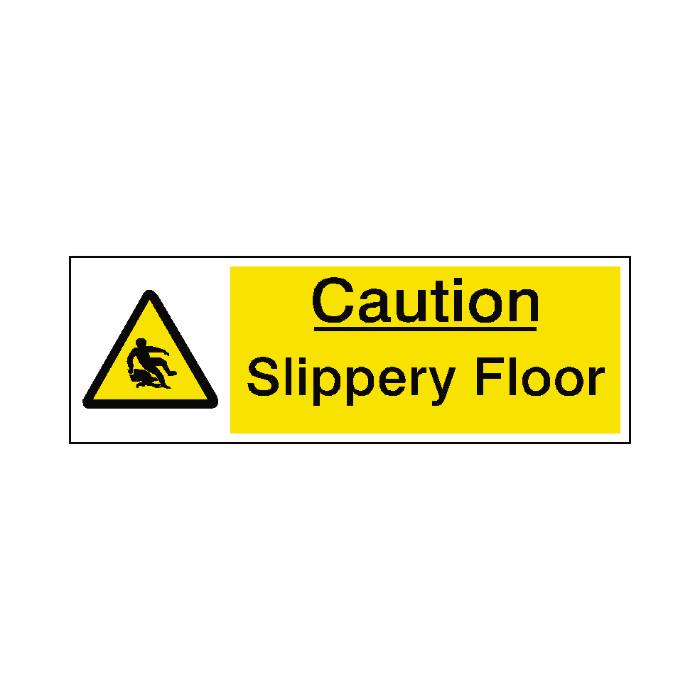 Slippery Floor Label | Safety-Label.co.uk
