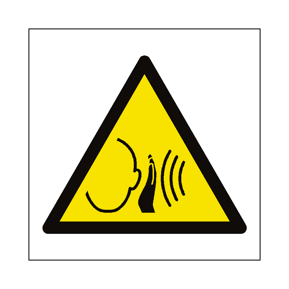 Sudden Loud Noise Symbol Sign | Safety-Label.co.uk