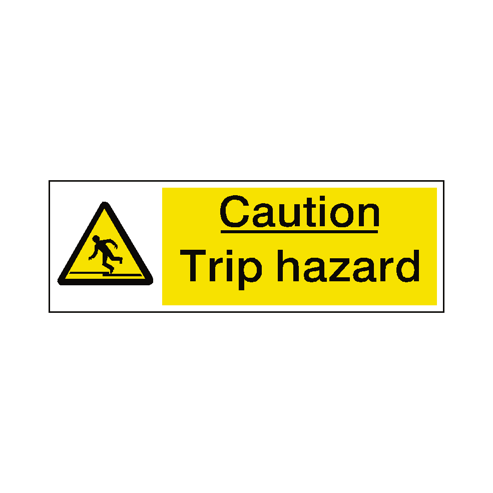 Trip Hazard Label | Safety-Label.co.uk